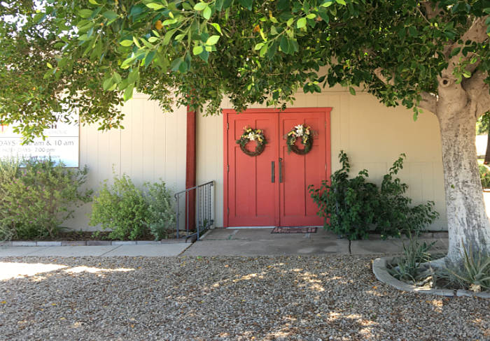 Front door of the Church